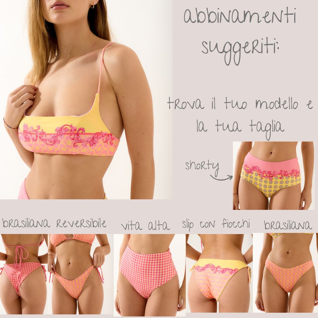 Top bralette per bikini Tulum PETITLUXE
